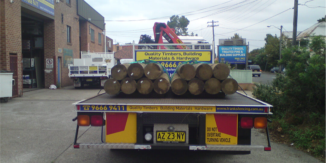 Frank's Fencing - Bollards and Logs